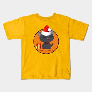 Meowy Catmas Kids T-Shirt